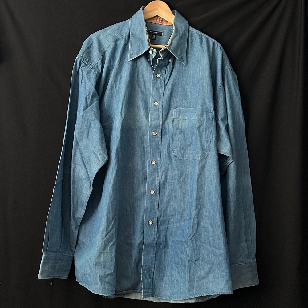 Burberry London Chambray Nova Denim Long Sleeve Shirt